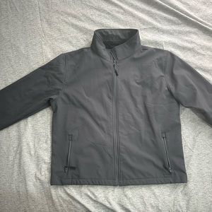 Gray men’s jacket zip up large